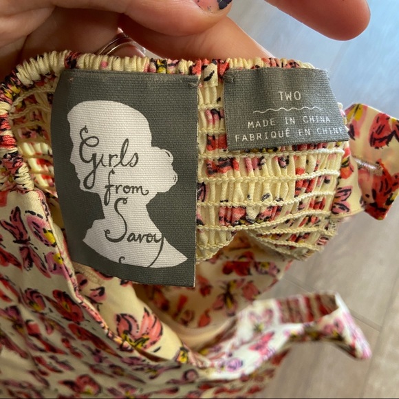 Anthropologie Girls From Savory Butterfly Top - Picture 7 of 8